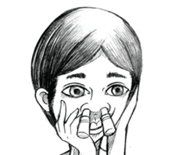 Man girl sticker #15580583