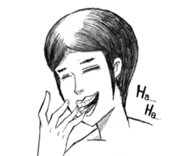 Man girl sticker #15580589