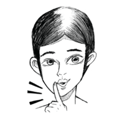 Man girl sticker #15580590