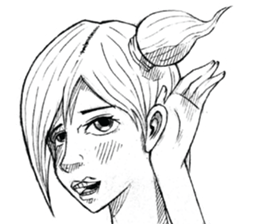 Man girl sticker #15580595