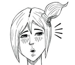 Man girl sticker #15580603