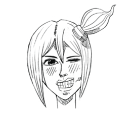 Man girl sticker #15580606