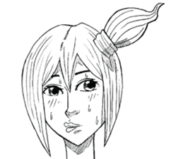 Man girl sticker #15580607