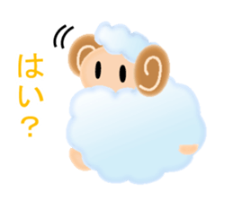 Mokomoko sheep Sticker sticker #15580698