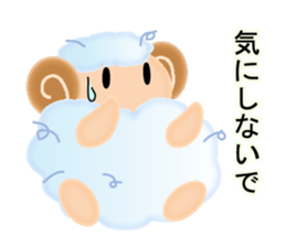 Mokomoko sheep Sticker sticker #15580700
