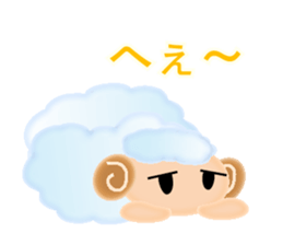 Mokomoko sheep Sticker sticker #15580714