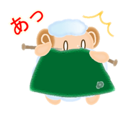 Mokomoko sheep Sticker sticker #15580717
