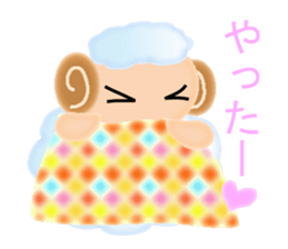 Mokomoko sheep Sticker sticker #15580718