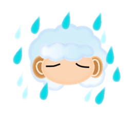 Mokomoko sheep Sticker sticker #15580722