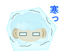 Mokomoko sheep Sticker sticker #15580723