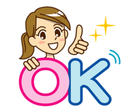 women-Sticker sticker #15580874