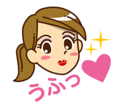 women-Sticker sticker #15580890