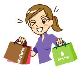 women-Sticker sticker #15580903