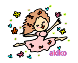akiko moving sticker #15581195