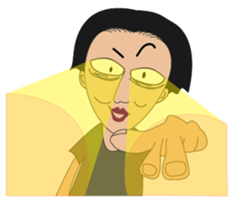 Sleepless Ma'am, Coffee or me? sticker #15581536