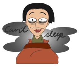 Sleepless Ma'am, Coffee or me? sticker #15581538