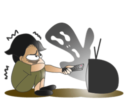 Sleepless Ma'am, Coffee or me? sticker #15581540