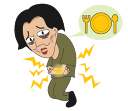 Sleepless Ma'am, Coffee or me? sticker #15581543