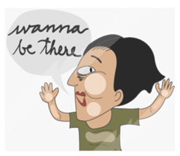 Sleepless Ma'am, Coffee or me? sticker #15581544