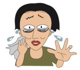 Sleepless Ma'am, Coffee or me? sticker #15581552