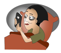 Sleepless Ma'am, Coffee or me? sticker #15581555