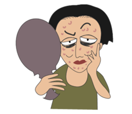 Sleepless Ma'am, Coffee or me? sticker #15581557