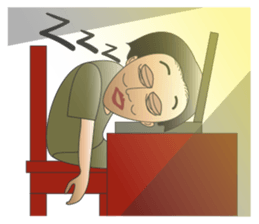 Sleepless Ma'am, Coffee or me? sticker #15581563