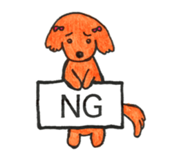love dachshund nana sticker #15581758