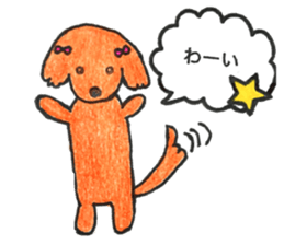 love dachshund nana sticker #15581763