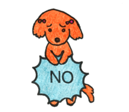love dachshund nana sticker #15581765