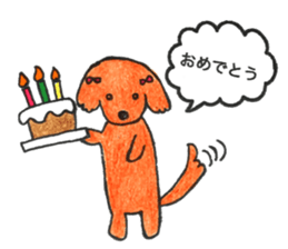 love dachshund nana sticker #15581766