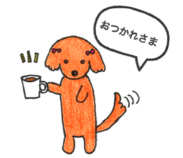 love dachshund nana sticker #15581772