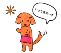 love dachshund nana sticker #15581773