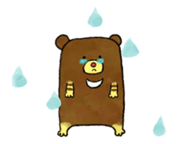 A moving cats and a bear sticker #15582437