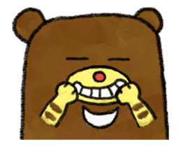 A moving cats and a bear sticker #15582443