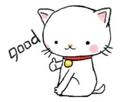 A moving cats and a bear sticker #15582454