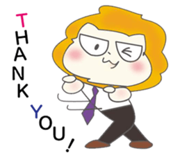 The lion which works sticker #15582741