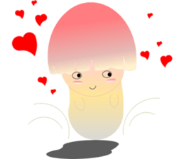 Batik Mushroom sticker #15582956