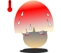 Batik Mushroom sticker #15582960