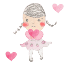 The little girl MITSUAMI giggled. sticker #15583545