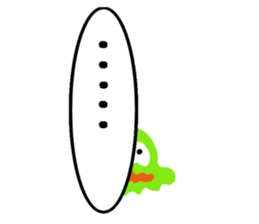 Dehedehe words ballon sticker #15584846