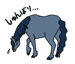 Cute Horse Sticker sticker #15584911