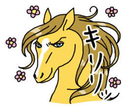 Cute Horse Sticker sticker #15584915