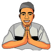 Ucok muslim student sticker #15585035