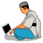 Ucok muslim student sticker #15585036