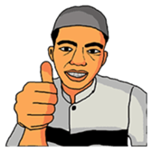 Ucok muslim student sticker #15585042