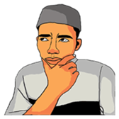Ucok muslim student sticker #15585048