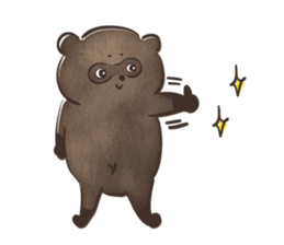 Dark Roasted Raccoon sticker #15585062