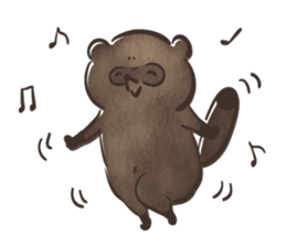 Dark Roasted Raccoon sticker #15585064