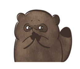 Dark Roasted Raccoon sticker #15585065
